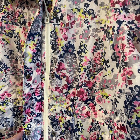 Joules Right As Rain Floral Print Rain Jacket Women’s size US 14 - Picture 5 of 15